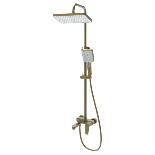 Душова колона із змішувачем Haiba MILANO 003-J BRUSHED GOLD (HB9620)
