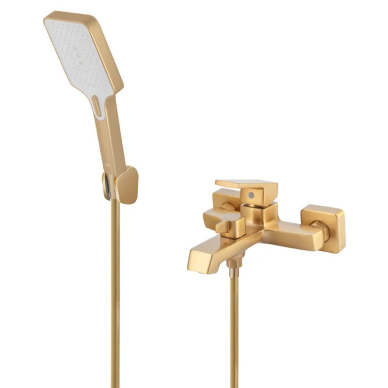 Смеситель для ванны Haiba GAUDI 009 EURO BRUSHED GOLD (HB9599)