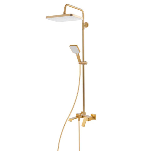 Душова колона із змішувачем HAIBA GAUDI 009-J BRUSHED GOLD (HB9584)