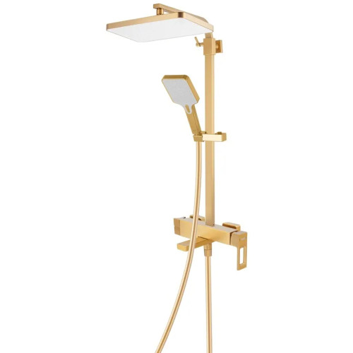 Душова колона із змішувачем Haiba KANT 009-J BRUSHED GOLD (HB9606) Душова колона із змішувачем Haiba KANT 009-J BRUSHED GOLD (HB9606)