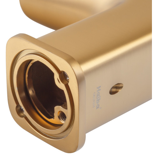 Смеситель гигиенический для биде Haiba KUBUS 002 BRUSHED GOLD (HB9624)