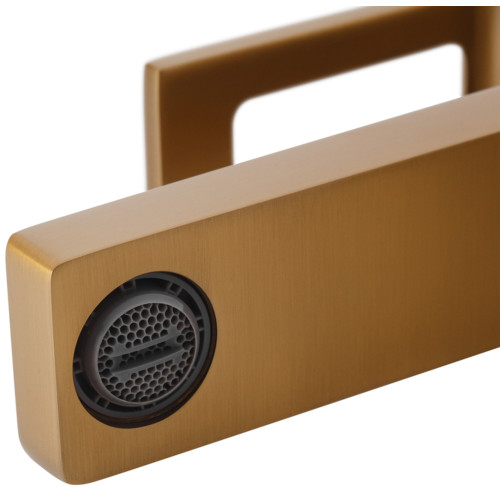 Змішувач для умивальника Haiba KANT 001 BRUSHED GOLD (HB9605)