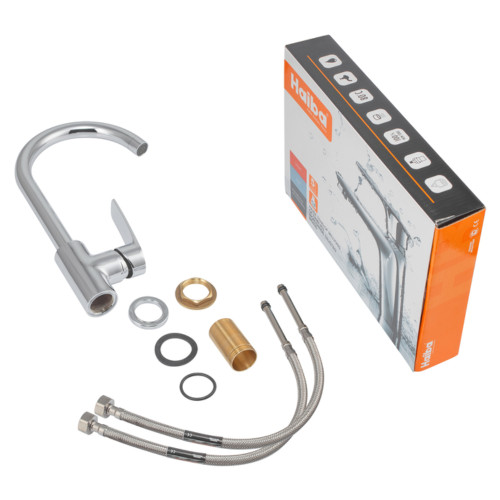 Смеситель для кухни Haiba Troya 017 Nut (HB9662)