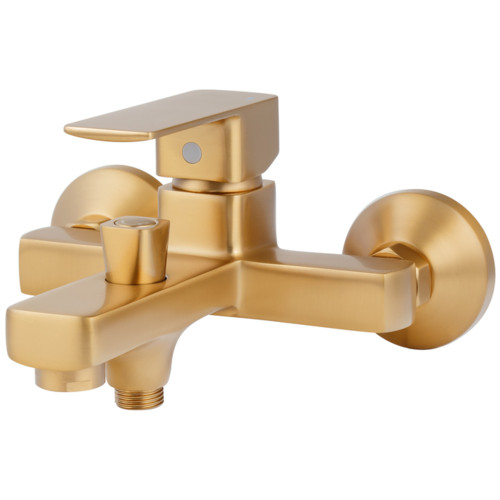Змішувач для ванни Haiba KUBUS 009 (EURO) BRUSHED GOLD (HB9628)