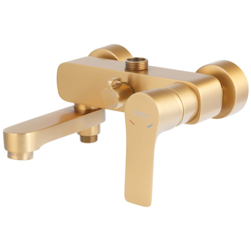 Душевая колонна со смесителем Haiba MILANO 003-J BRUSHED GOLD (HB9620)