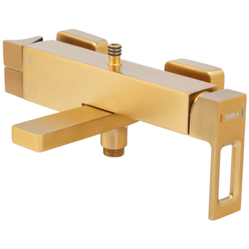 Душова колона із змішувачем Haiba KANT 009-J BRUSHED GOLD (HB9606)