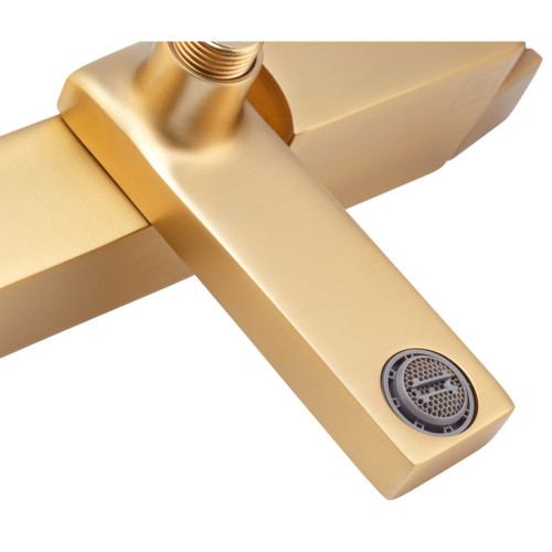 Душова колона із змішувачем Haiba KANT 009-J BRUSHED GOLD (HB9606)