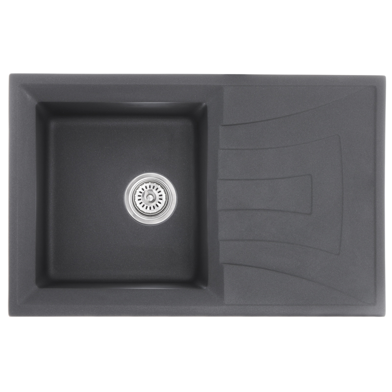 Мийка кухонна Haiba HB8104-G228 GRAY 780x500x200 (HB0988)