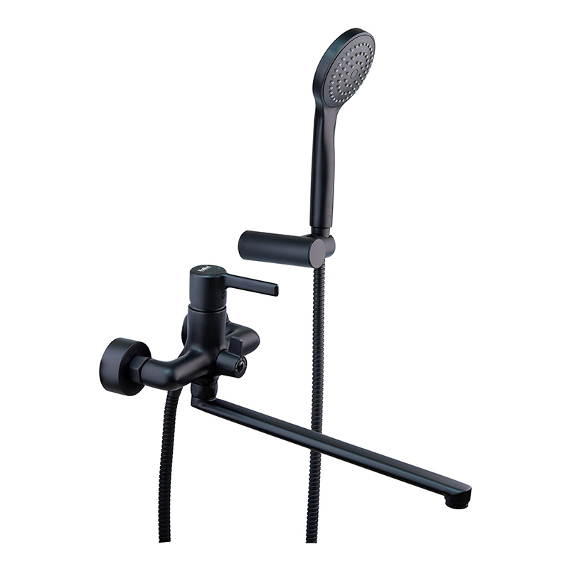 Змішувач для ванни Haiba Markus 006 Euro Black (HB3974)