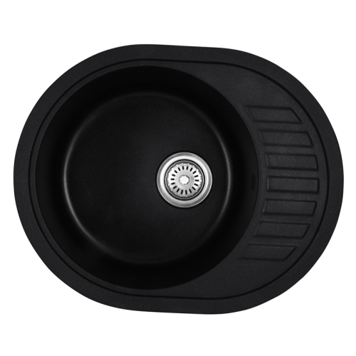 Мийка кухонна Haiba HB8311-G226 BLACK 570x450x180 (HB0979)