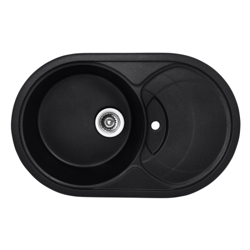 Мийка кухонна Haiba HB8310-G226 BLACK 780x500x220 (HB0975)