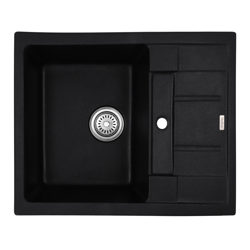 Мийка кухонна Haiba HB8210-G226 BLACK 620x500x200 (HB0983)