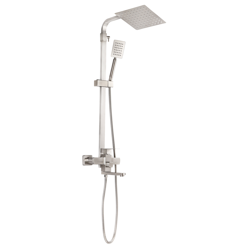 Душова колона із змішувачем (нерж.сталь) Haiba KUB-009-J (HB2793)