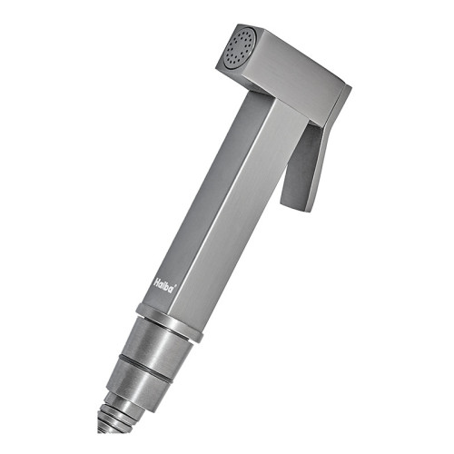 Смеситель с гигиеническим душем Haiba Kubus 002 Graphite (HB4003)