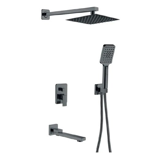 Встраиваемая душевая система Haiba KUBUS 009 GRAPHITE (HB9630)