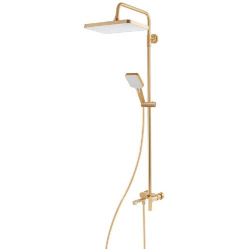 Душова колона із змішувачем Haiba MILANO 003-J BRUSHED GOLD (HB9620)