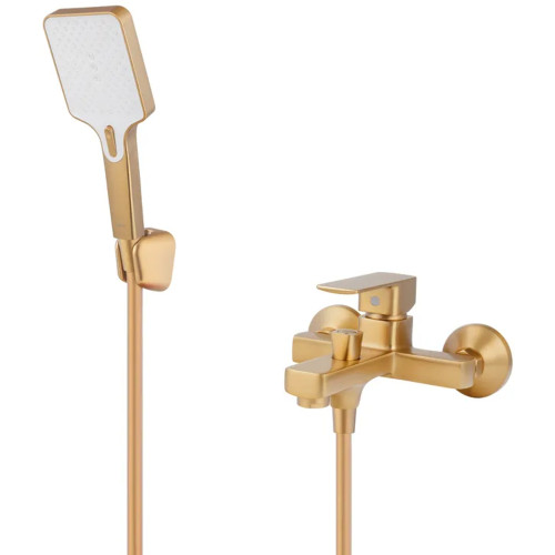 Змішувач для ванни Haiba KUBUS 009 (EURO) BRUSHED GOLD (HB9628)