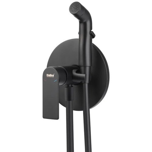 Змішувач для гігієнічного душу Haiba ALEX 002 BLACK (HB9618) Змішувач для гігієнічного душу Haiba ALEX 002 BLACK (HB9618)