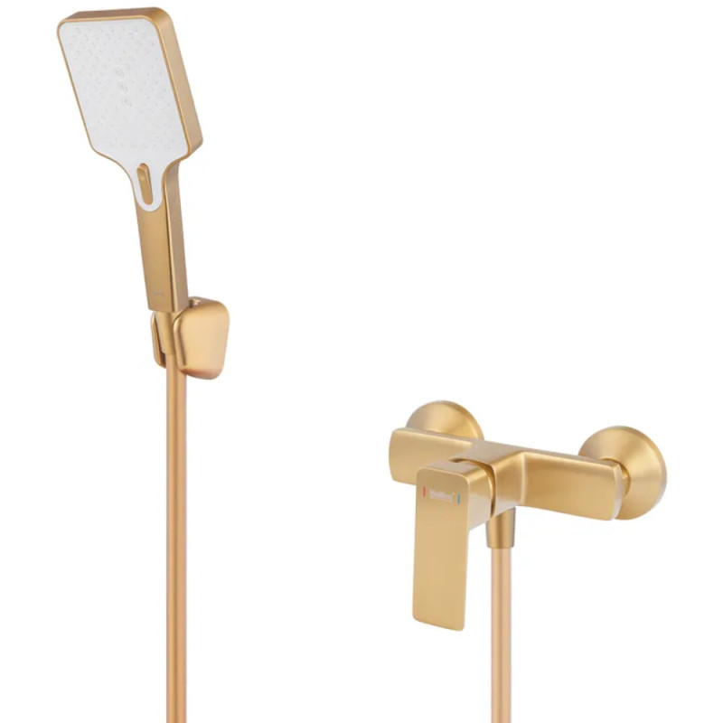 Змішувач для душу Haiba KUBUS 003 BRUSHED GOLD (HB9626)