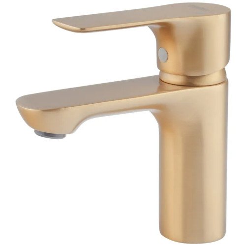 Змішувач для умивальника Haiba Milano 001 BRUSHED GOLD (HB9619)