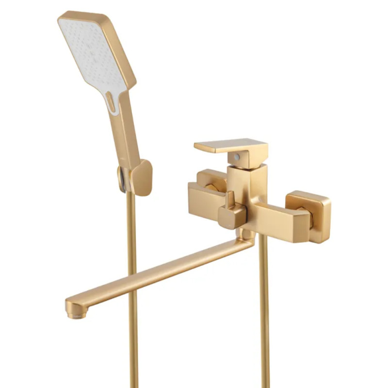 Смеситель для ванны Haiba GAUDI 006 EURO BRUSHED GOLD (HB9598)