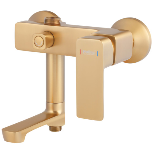 Душова колона із змішувачем Haiba KUBUS 009-J BRUSHED GOLD (HB9627)
