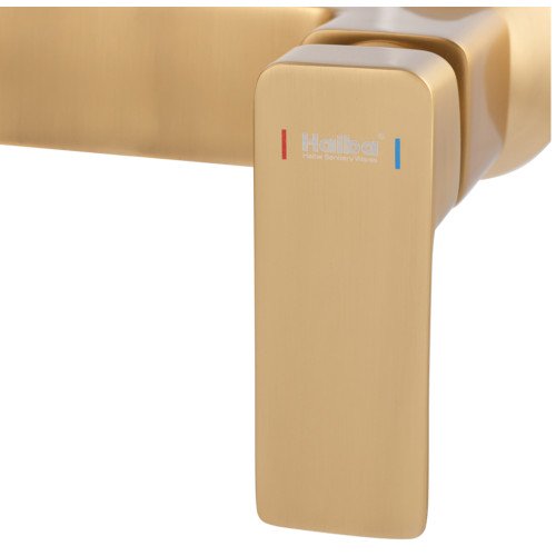 Душова колона із змішувачем Haiba KUBUS 009-J BRUSHED GOLD (HB9627)