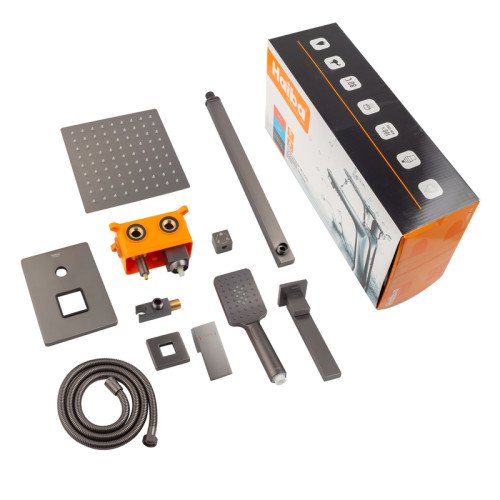 Вбудована душова система Haiba KUBUS 009 GRAPHITE (HB9630)