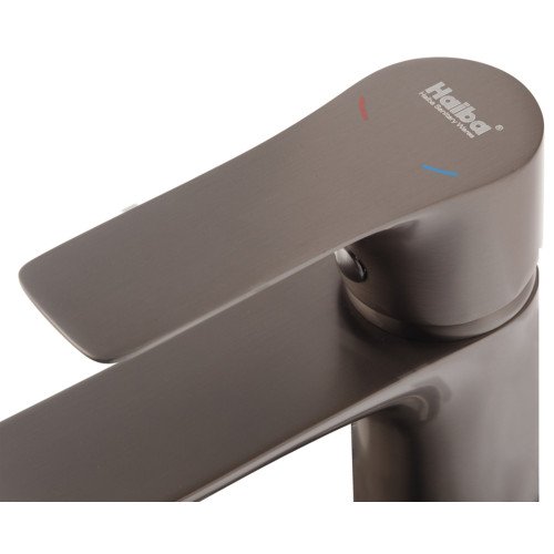 Змішувач для умивальника Haiba Milano 001 Graphite (HB4033)