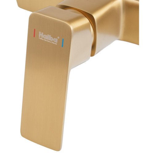 Змішувач для душу Haiba KUBUS 003 BRUSHED GOLD (HB9626)