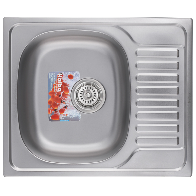 Мойка кухонная Haiba 58x48 (satin) (HB0645)