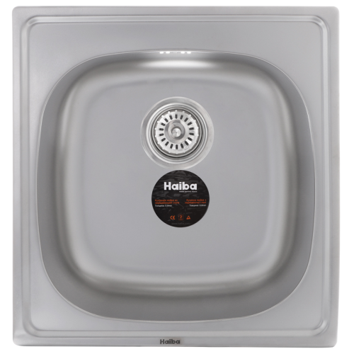Мийка кухонна Haiba 50x47 (satin) (HB0543)