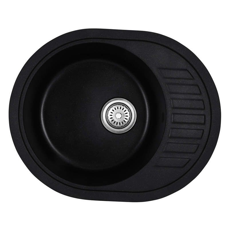 Мойка кухонная Haiba HB8311-G226 BLACK 570x450x180 (HB0979)