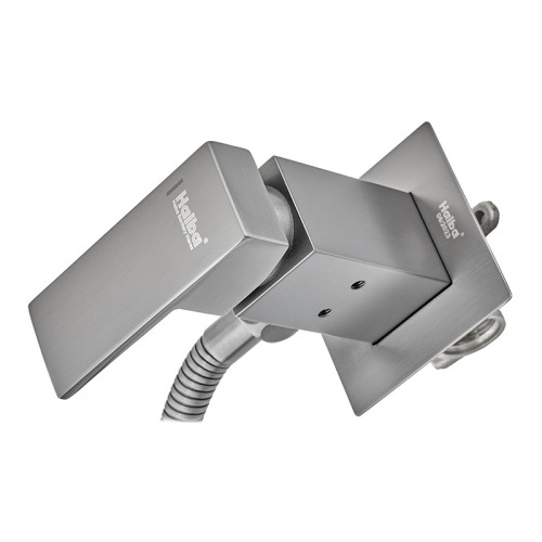 Смеситель с гигиеническим душем Haiba Kubus 002 Graphite (HB4003)