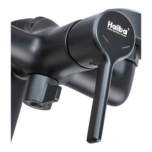 Смеситель для ванны Haiba Markus 006 Euro Black (HB3974)