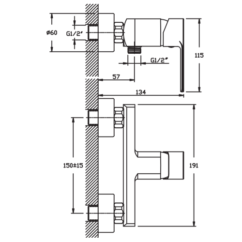 Набор 2в1 Haiba KUBUS 003 Черный (HB3930) + Haiba KUBUS 001 Черный (HB3928)