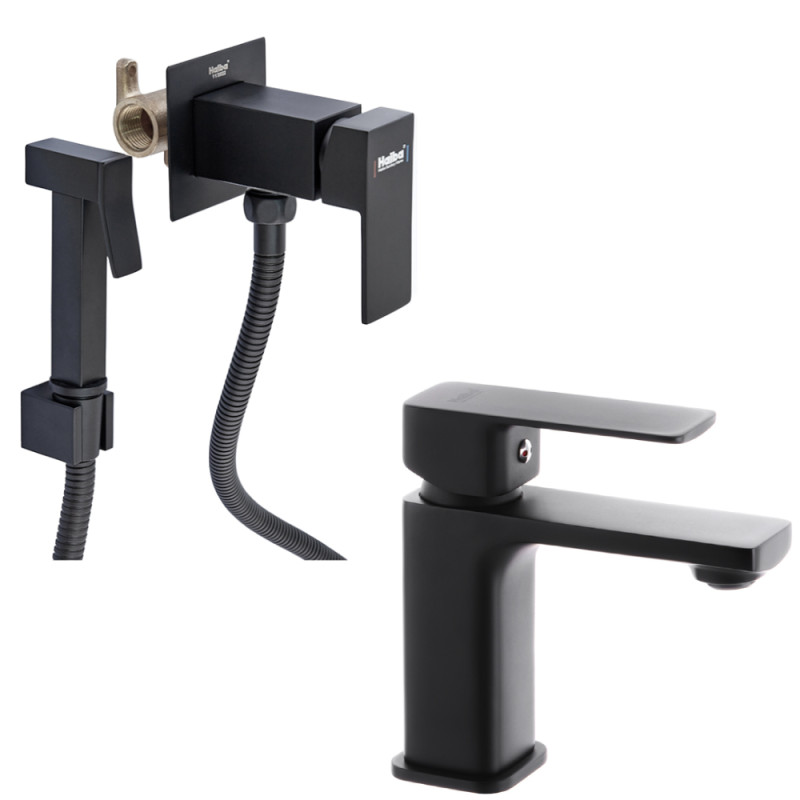 Набор 2в1 Haiba Kubus 002 Black (HB3952) + Haiba KUBUS 001 Черный (HB3928)