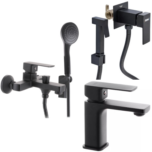 Набор 3в1 Haiba KUBUS 009 EURO Черный (HB3932) + Haiba Kubus 002 Black (HB3952) + Haiba KUBUS 001 Черный (HB3928)