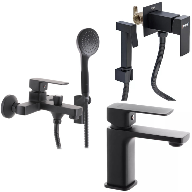 Набор 3в1 Haiba KUBUS 009 EURO Черный (HB3932) + Haiba Kubus 002 Black (HB3952) + Haiba KUBUS 001 Черный (HB3928)