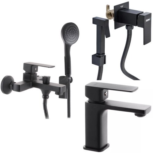 Набор 3в1 Haiba KUBUS 009 EURO Черный (HB3932) + Haiba Kubus 002 Black (HB3952) + Haiba KUBUS 001 Черный (HB3928)