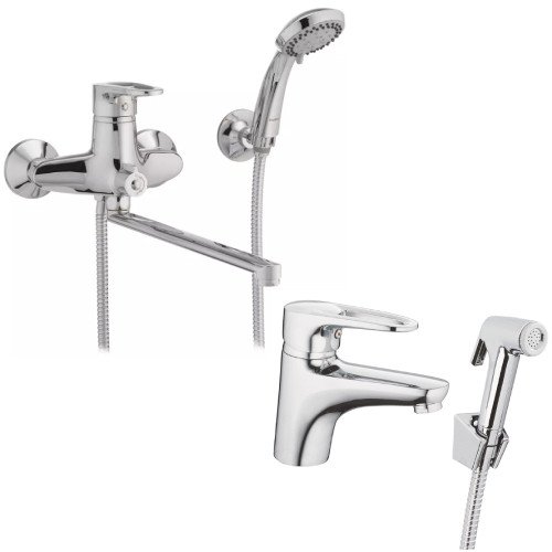 Набор 2в1 Haiba OPUS 006 (HB0331) + Haiba OPUS 001 с выходом для гигиен. лейки (HB0682)